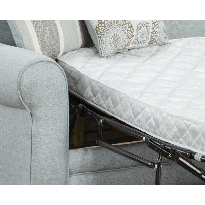 Aurora 87" Upholstered Sleeper, Sleeper, Grande Mist