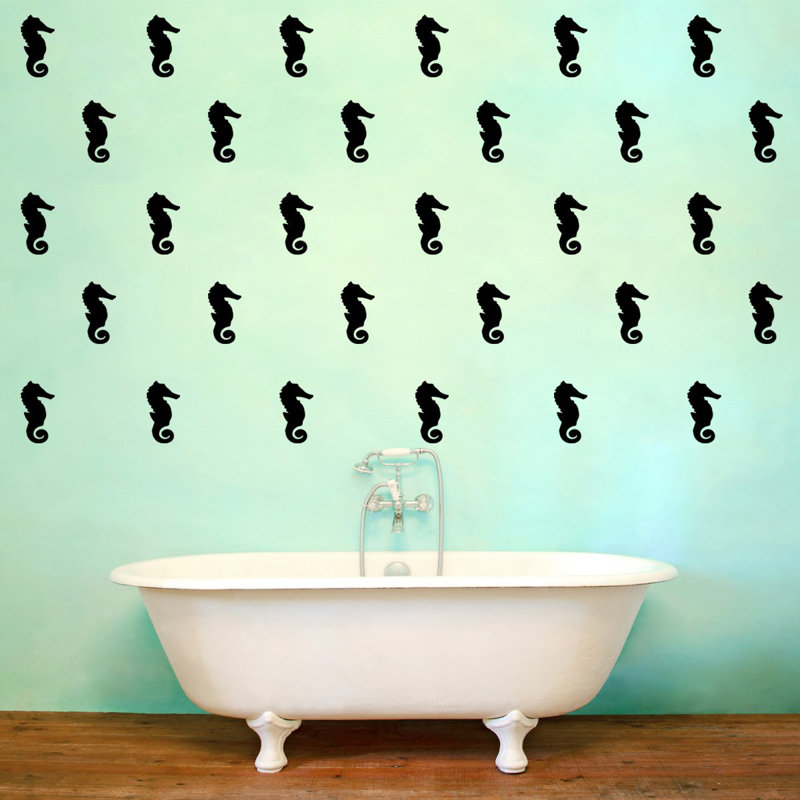 Cris Nautical & Beach Wall Decal, Black