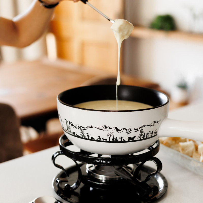 Swissmar Heidi 9 Piece Cheese Fondue Set