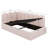 Twin Size Upholstered Daybed With Scallop-Shaped Guardrail And Storage, Velvet Sofa Bed, Metal Slatted Frame-1250556201