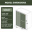 Porte de douche coulissante double semi-sans cadre H 56 po x l 72 po x H 72 po avec verre trempé transparent de 1/4 po (6 mm)-114848278