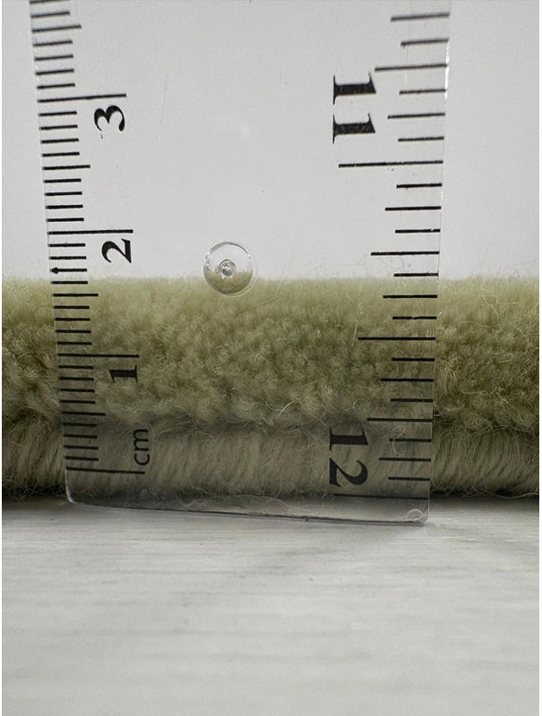 Wool Hand Knotted Area Rug, 0.90m x 0.60m