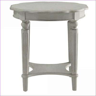 Table basse en ardoise antique de conception française avec tablette inférieure, charme intemporel pour le salon