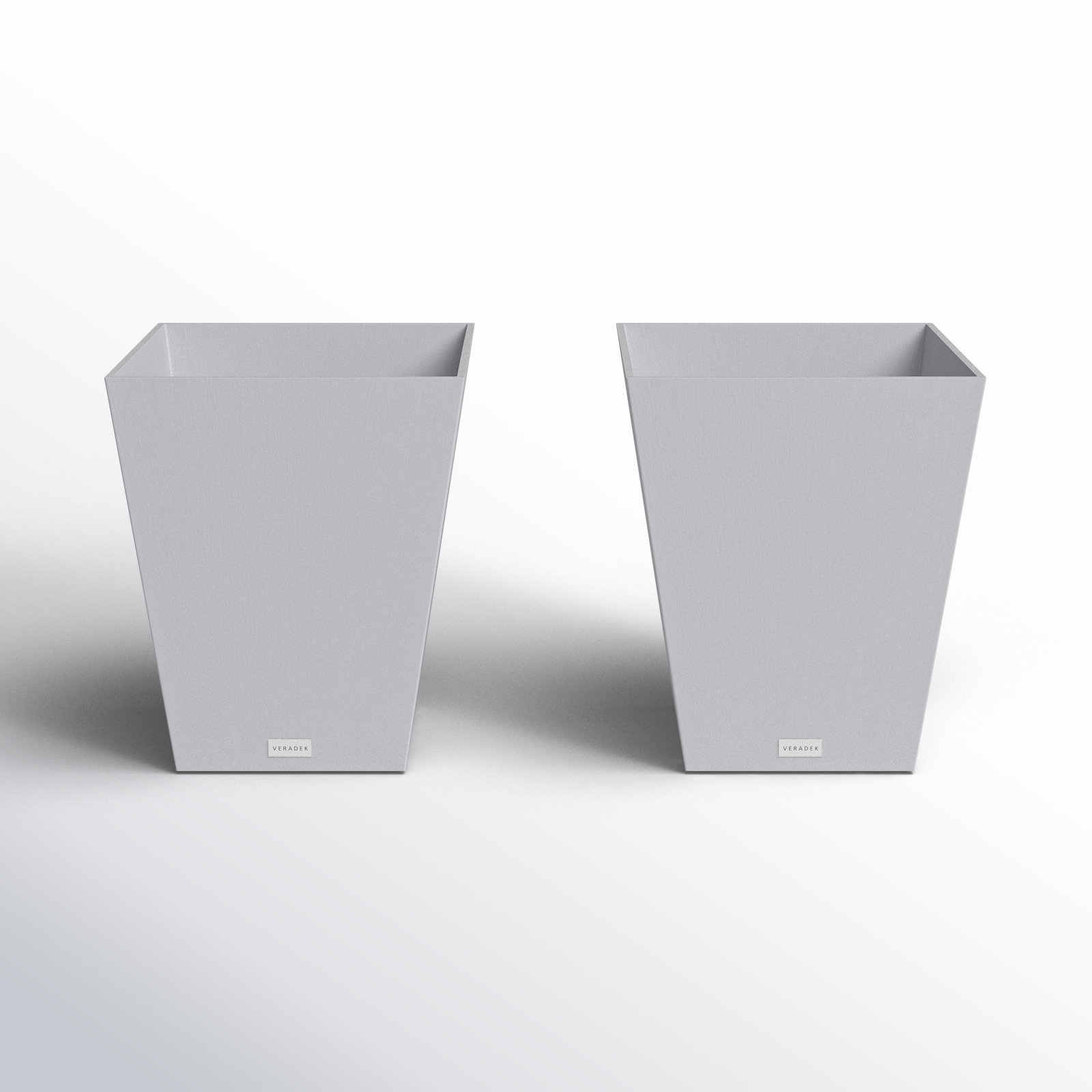 Pure Series Nobleton Planter, Charcoal Gray, 22" H x 19" W x 19" D, 2