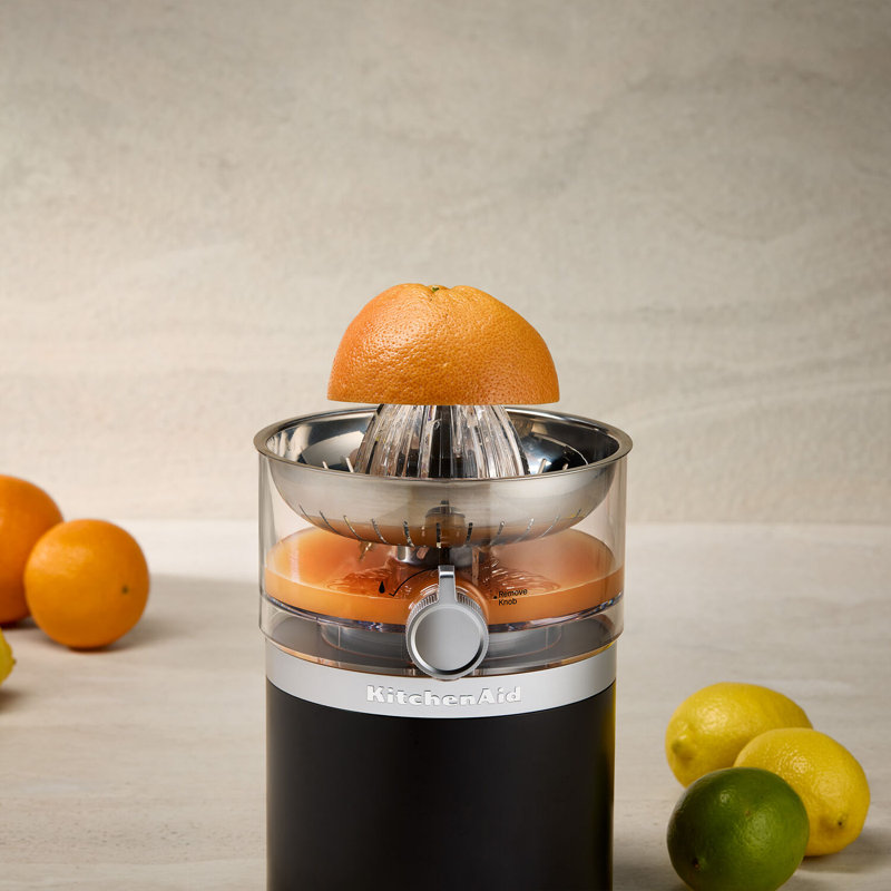 KitchenAid Go Cordless Citrus Juicer With Removable Battery, Auto-Reversing Reamer & Precision Pour