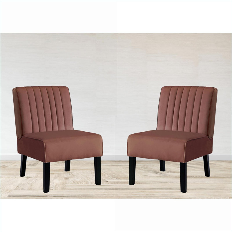 Ensemble de 2 chaises d'appoint Reese, Multi-couleur