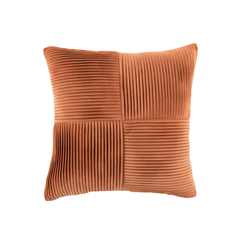 Feathers Square Throw, Orange