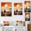 «Mechra Cowboy Chassing The Sunset I», reproduction sur toile-649287168-649287295