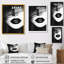 Mono Glam Muse IV - art mural noir chic-722081294-722081523