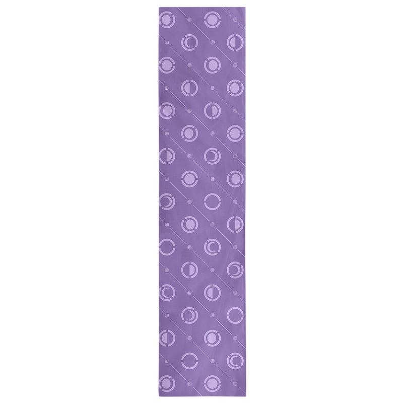 Classic Moon Phases Table Runner, 16" x 72", Purple