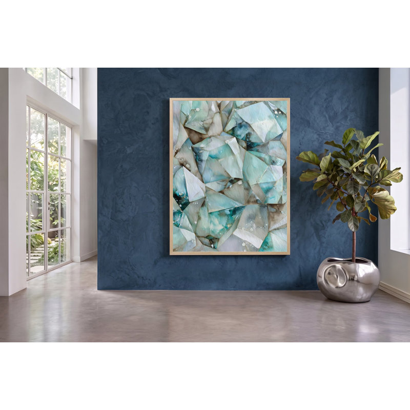 The Abstracted Gem, 30" H x 40" W