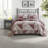 Comfortable Cotton Bedding Set, Blush Multi Queen, Versatile Seasonal Use