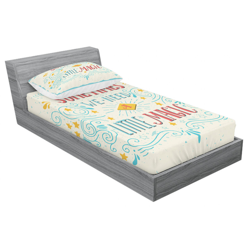 Microfiber Sheet Set, Twin Sheet Set with Fitted Sheet
