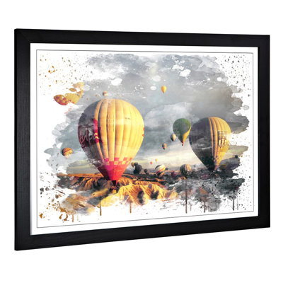 Landscape Hot Air Balloon - Wall Art