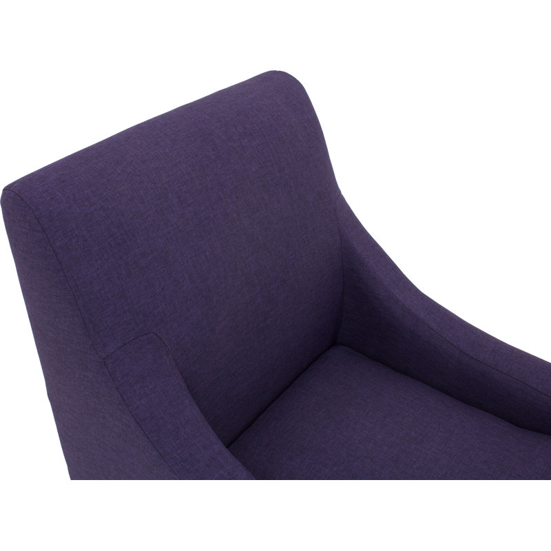Shea Fabric Upholstered Armchair, Jitterbug Eggplant