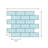 12" x 24" Wood Linear Mosaic Wall Tile