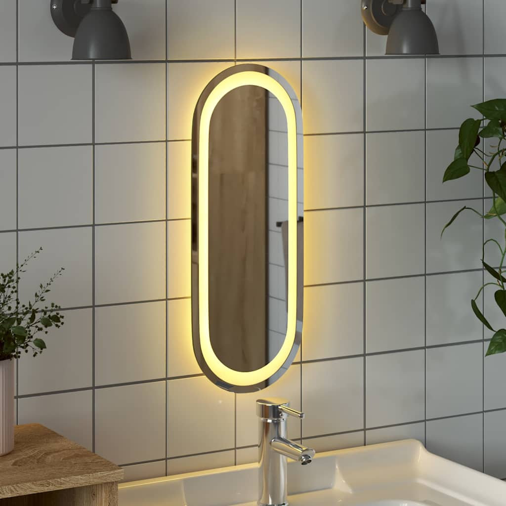 LED Bathroom Mirror Wall Mirror Wall Vanity Mirror with LED Light Oval