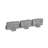 No-Dig Landscape Edging With Anchoring Spikes, 2.7 In Tall Decorative Stone-Look Garden Border, 15 Foot Kit