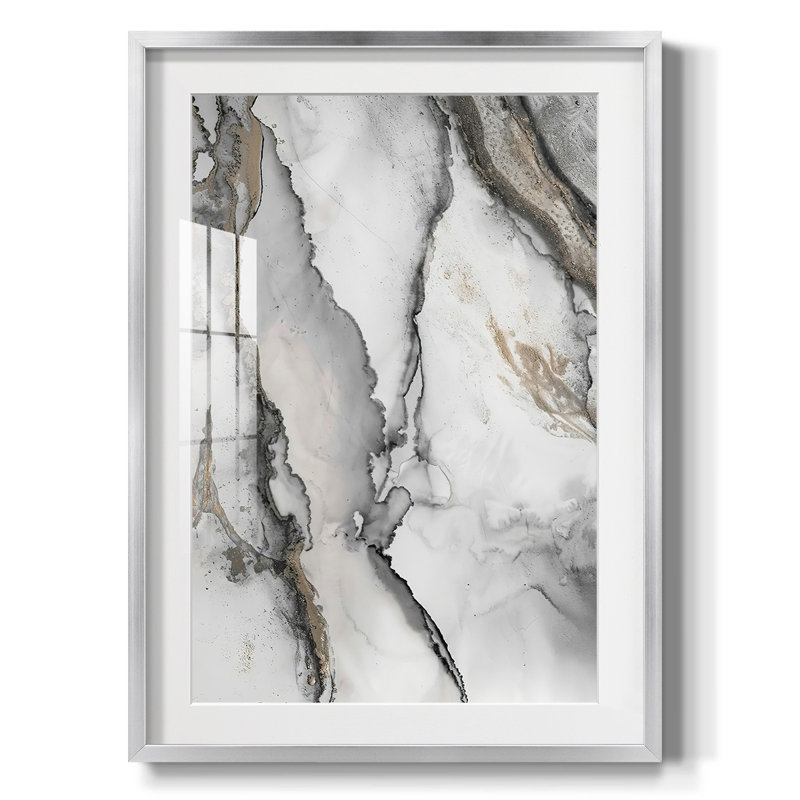 «Abstract Ink Fantasy I», reproduction encadrée