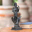 Antiqued Of Hindu Goddess Of Knowledge Figurine