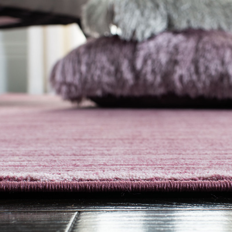 Tapis mauve à motif abstrait Valladolid Mullen, Rectangle 3 pi x 5 pi