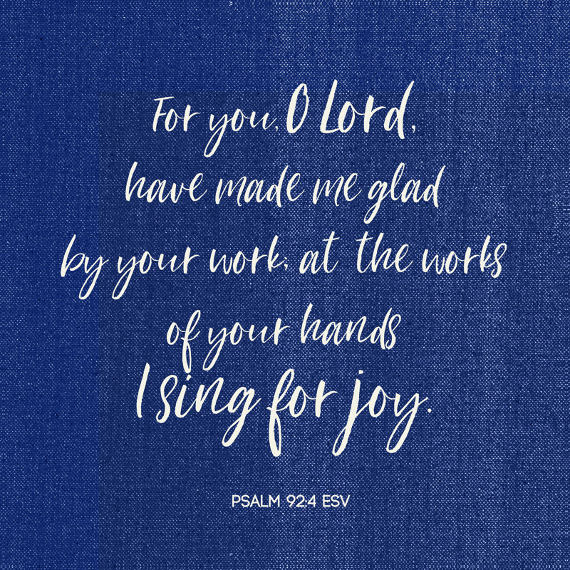 Made Me Glad - Wrapped Canvas Art Prints, 30cm H x 30cm W