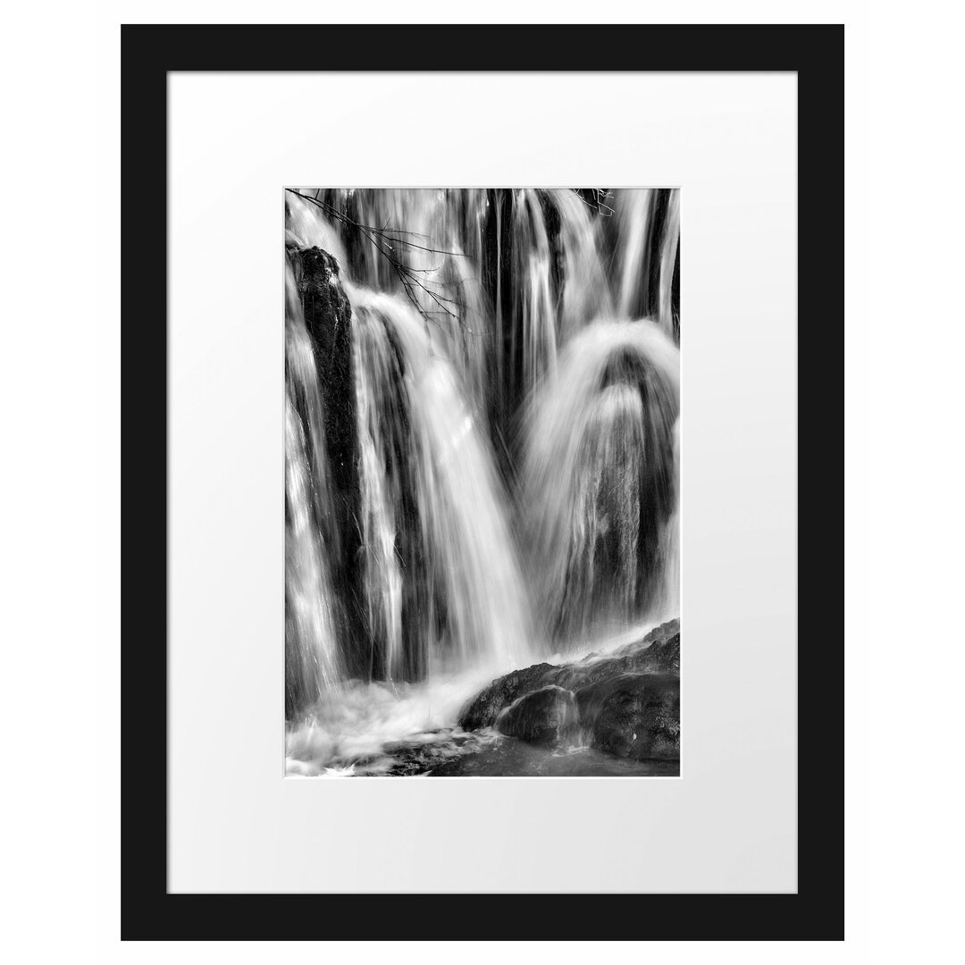 Kleiner Wasserfall Gerahmter Fotokunstdruck Poster