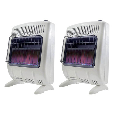 Mr. Heater Natural Gas Compact Space Heater with Adjustable Thermostat
