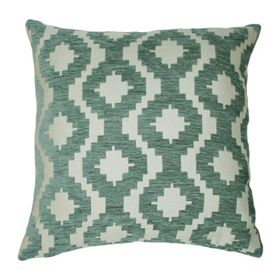 Theodosia Geometric Square Cushion