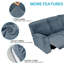 Housse pour canapé modulaire en velours extensible 7 pièces - Housse pour canapé en L inclinable - Lavable-411267624