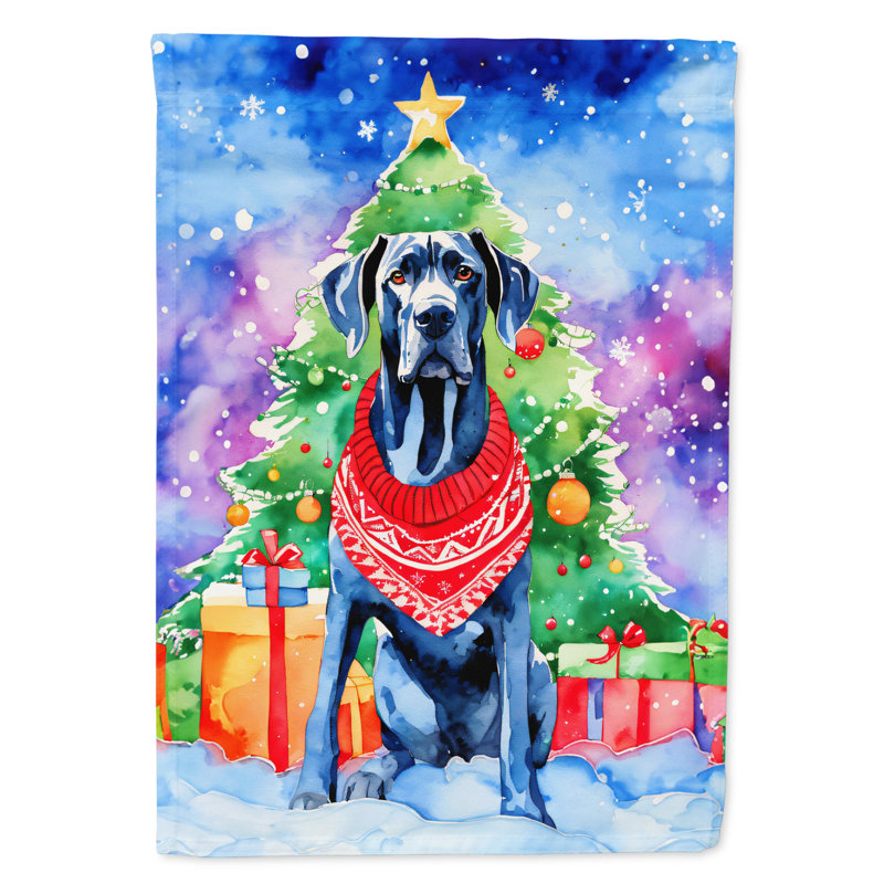 Double Sided Polyester Christmas, 15.5'' H x 11.25'' W