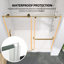 Porte de douche coulissante simple sans cadre 50 po - l 54 po x H 75 po H