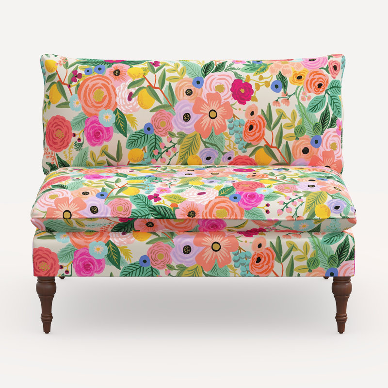 Rifle Paper Co. x Cloth & Company Floral Settee