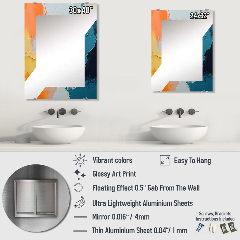 Miroir Reckert, 40 po x 30 po