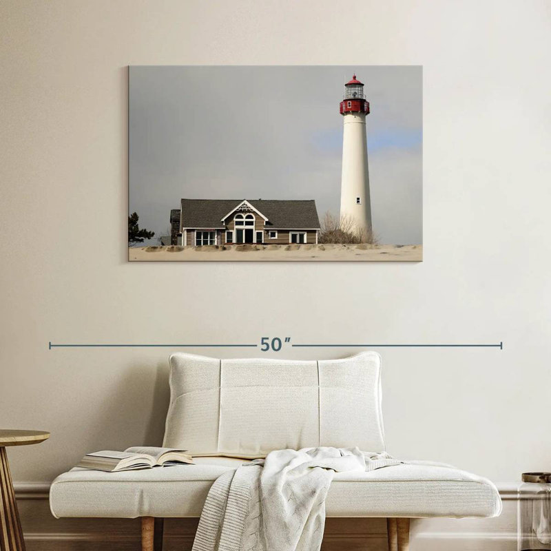 Cape may lighthouse Aletra, H 26 po x l 39 po