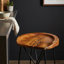 Tabouret de comptoir en teck Aloha