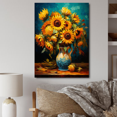 Chef-d'œuvre tournesols de Van Gogh IV - impressions murales florales et botaniques