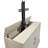 Clubside Unfinished TV Stand for TVs up to 55"-2107045185