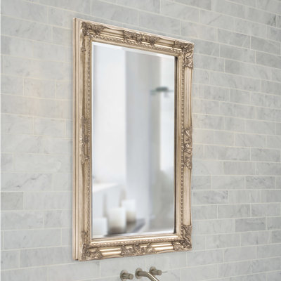 Solid Wood Frame Rectangle Wall Mirror