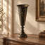Vase de table en métal 17 "avec base piédestal French Country