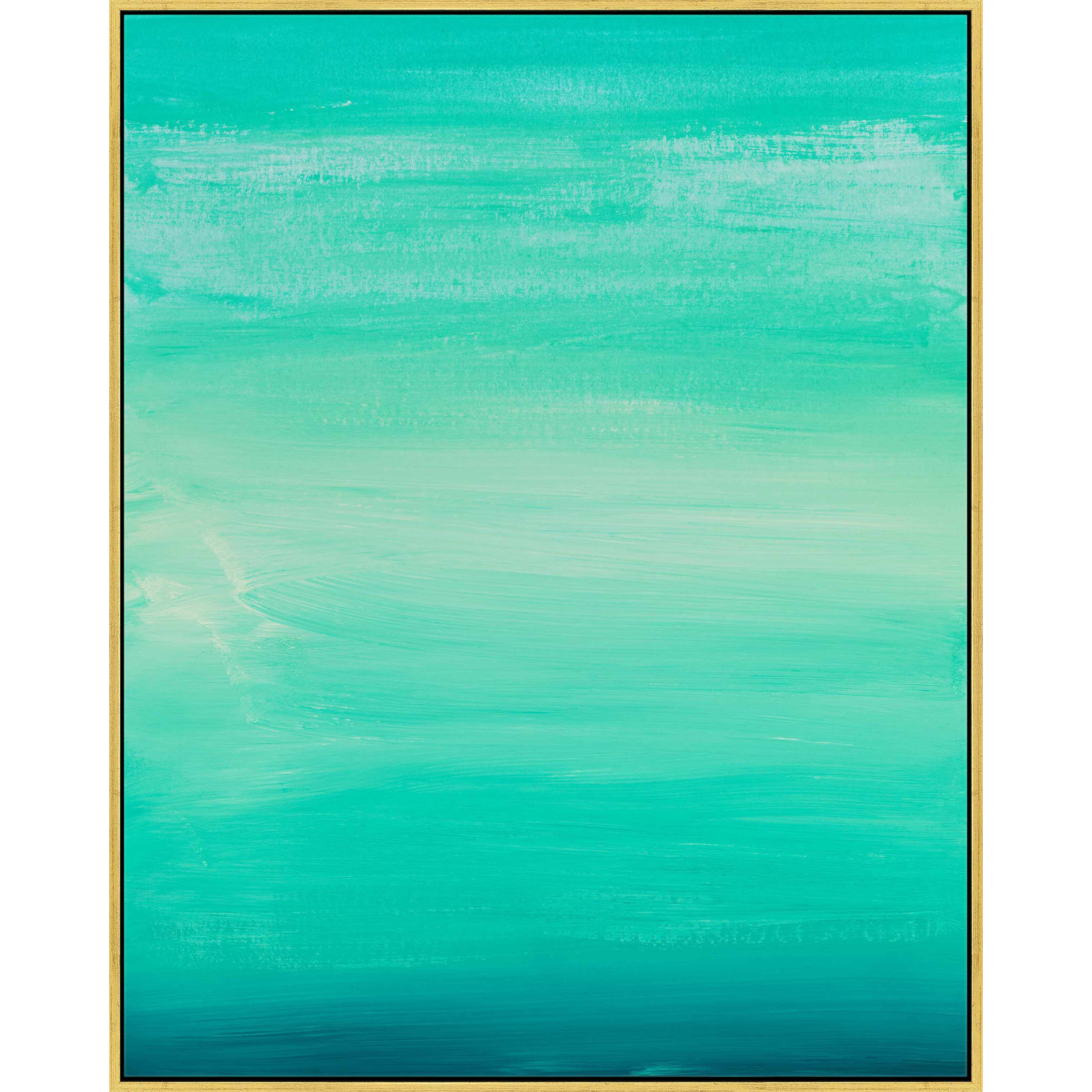 Daydream 3 by Andrea Stokes, 20" H x 16" W x 1.25" D, Gold Framed Canvas