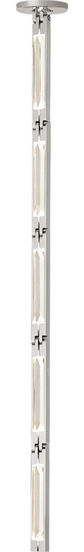 Catena 26 Pendant, Polished Nickel, 3000 Kelvins, Surface