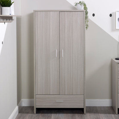 Pembrey Wardrobe - Ash Grey & White