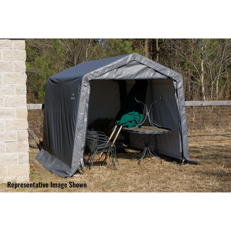 10' W x 8' D Garage, Grey
