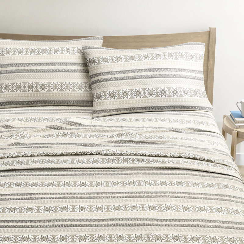 100% drap de flanelle de coton pour grand lit