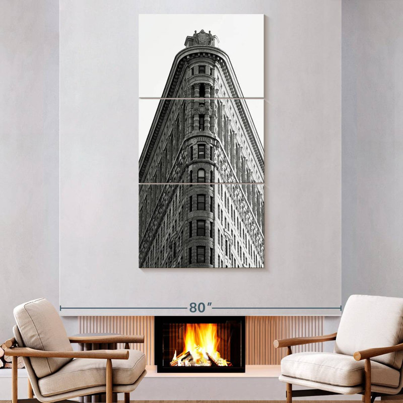 Flatiron Building, 80" H x 39" W