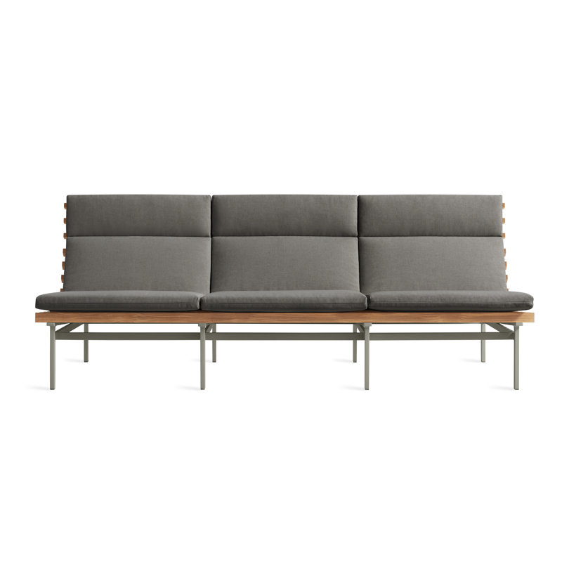 Perch Outdoor 3 - Seat Patio Sofa, Toohey Charcoal, Charcoal