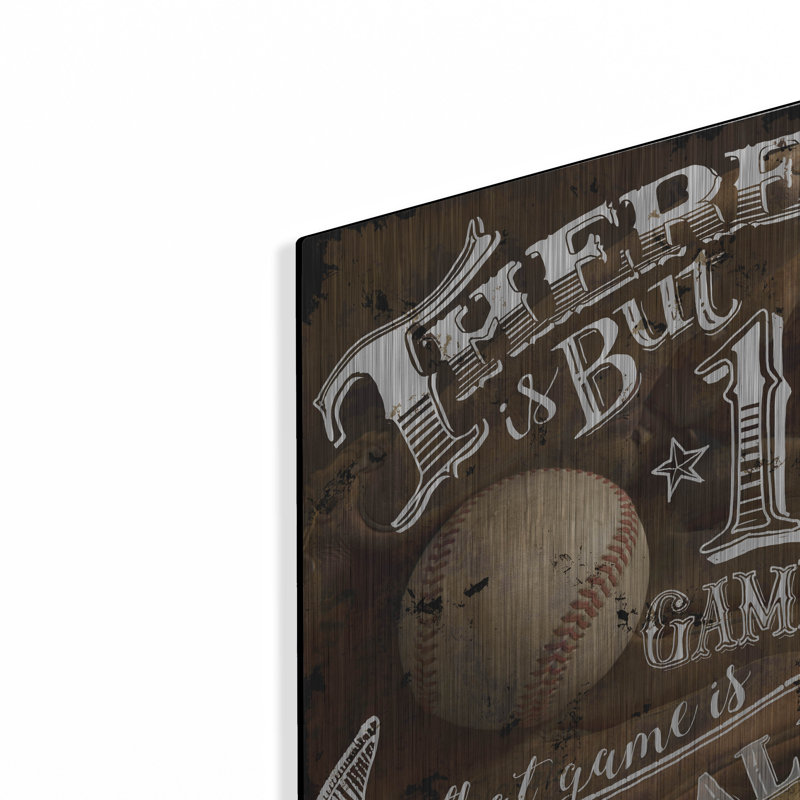 Winston Porter «That Game Is Baseball» par Art Licensing Studio, H 16 po x l 16 po