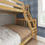 Lit superposé simple au-dessus de double en bois massif Aileana-362215879