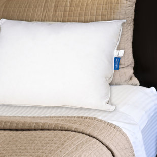 Down/Feathers Standard Medium Support Bed Pillow